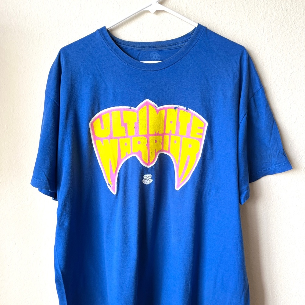 Blue Ultimate Warrior Graphic Men’s T-Shirt
